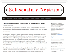 Tablet Screenshot of belascoainyneptuno.com